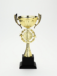 Кубок 192С, наградная фигура, золото, подставка пластик, 32.5×12×16.5 см