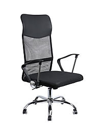 Кресло офисное сетка, черное