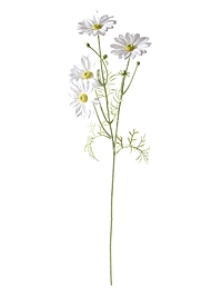 Цветы искусственные "Анемона Аврелия" d-9 см 60 см, белый