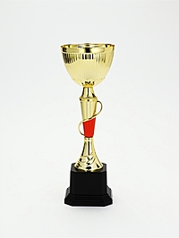 Кубок 195С, наградная фигура, золото, подставка пластик, 29.5×10×10 см