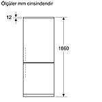 Холодильник Bosch KGP76AWC0N белый