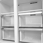 Холодильник Lex LCD450WGID инвертор белый