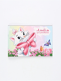 Альбом для рисования А4, 24 листа "Кошка"