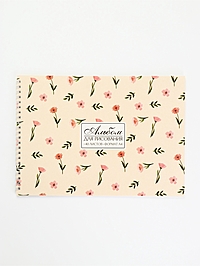 Альбом для рисования на гребне А4, 40 листов "Нежность"