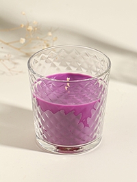 Ароматическая свеча в стакане «Чёрный чай и слива», 8×8.5 см, 30 ч