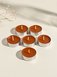 Набор свечей ароматических чайных «Корица-яблоко», 6 шт.