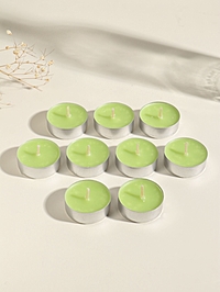 Набор свечей ароматических чайных «Лайм и мята», 9 шт.