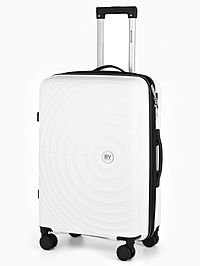Чемодан на съёмных колёсах, 24", РР, кодовый замок, 43×26×66 см, белый