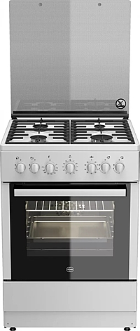 Плита комбинированная Tessa K 1362 W чугунная решетка Белый