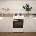 Плита газовая Darina 1A GM341 001 W белый