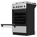 Плита комбинированная De Luxe 5040.41гэ (кр) ЧР-010 нержавеющая сталь