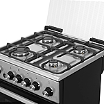 Плита комбинированная De Luxe 5040.41гэ (кр) ЧР-010 нержавеющая сталь