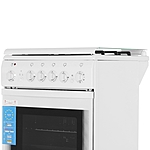 Плита комбинированная De Luxe 5040.20гэ (кр) ЧР белый