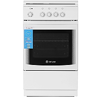 Плита комбинированная De Luxe 5040.21 гэ (кр) ЧР белый