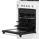 Плита комбинированная De Luxe 5040.40 гэ (кр) ЧР белый