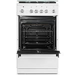 Плита комбинированная De Luxe 5040.40 гэ (кр) ЧР белый