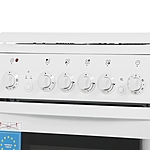 Плита комбинированная De Luxe 506031.00гэ (кр) белый