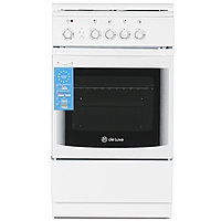 Плита комбинированная De Luxe 506031.01гэ (кр) белый