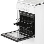 Плита комбинированная De Luxe 506031.01гэ (кр) белый