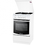 Плита комбинированная De Luxe 506040.01гэ (кр) ЧР белый