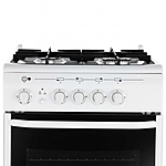Плита комбинированная De Luxe 506040.01гэ (кр) ЧР белый