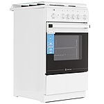 Плита комбинированная De Luxe 506040.20гэ (кр) ЧР белый