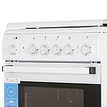 Плита комбинированная De Luxe 506040.20гэ (кр) ЧР белый