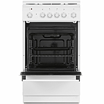 Плита комбинированная De Luxe 506040.20гэ (кр) ЧР белый