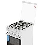 Плита комбинированная De Luxe 506040.20гэ (кр) ЧР белый
