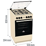 Плита газовая Gorenje GG5A21BEF бежевый