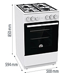 Плита газовая Gorenje GG5A12WH белый