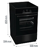 Плита злектрическая Gorenje GEIT5C60BPG черный