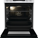 Плита электрическая Gorenje GECS5C70WA белый/черный