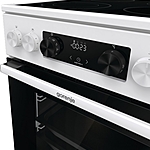 Плита электрическая Gorenje GECS5C70WA белый/черный