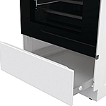 Плита электрическая Gorenje GECS5C70WA белый/черный