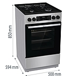 Плита комбинированная Gorenje GK5C60SJ серый