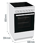 Плита электрическая Gorenje GEC5B42WG белый
