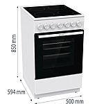 Плита электрическая Gorenje GEC5B41WG белый