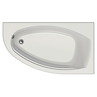 Ванна акриловая Eurolux BERGAMY R, 160×90 см, правая, без каркаса и панели