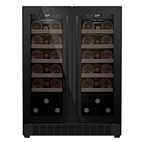 Винный шкаф встраиваемый MAUNFELD MBWC-112S40, 10 полок, 112 л, 40 бутылок
