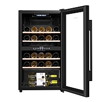 Винный шкаф MAUNFELD MFWC-85D28, 4 полки, 80 л, 28 бутылок