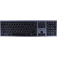 Клавиатура Oklick 890S, беспроводная, USB, slim, серая