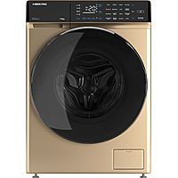 Стиральная машина HIBERG i-DDQ9 - 712 G, класс А+++, 1200 об/мин, до 7 кг, золотистая