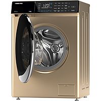Стиральная машина HIBERG i-DDQ9 - 712 G, класс А+++, 1200 об/мин, до 7 кг, золотистая