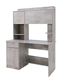 Стол компьютерный «Котофей», 1240×600×1700 мм, цвет цемент светлый