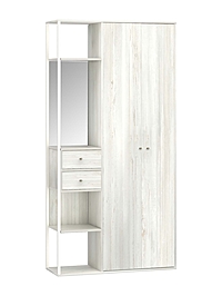 Прихожая «Берген – 5», 970×350×2000 мм, цвет винтерберг/белый