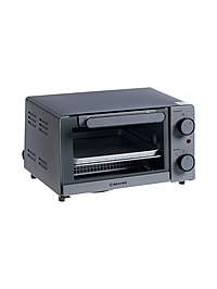 Мини-печь BRAYER 2600BR, 1200Вт,9л, 65-230°С, таймер до 15 мин, противень, решетка, черная