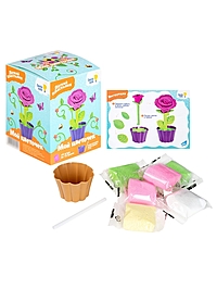 Набор для детской лепки из легкого пластилина "Мой цветочек"