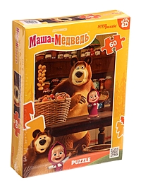 Пазл «Маша и Медведь. Лесные истории», 60 деталей