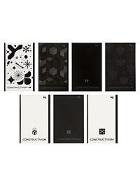 Блокнот А6 32л кл на скрепке BG "Трехмерная классика", обл мел карт, офсет МИКС